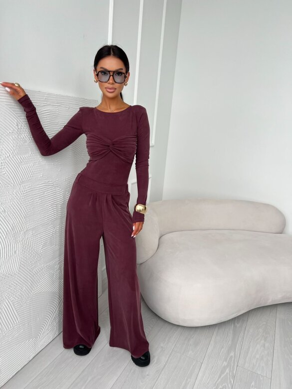 Spodnie Jovi bordowe