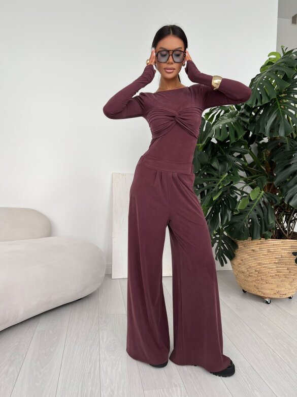 Spodnie Jovi bordowe