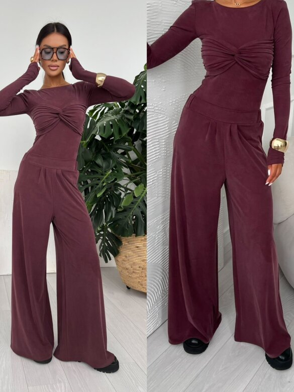 Spodnie Jovi bordowe