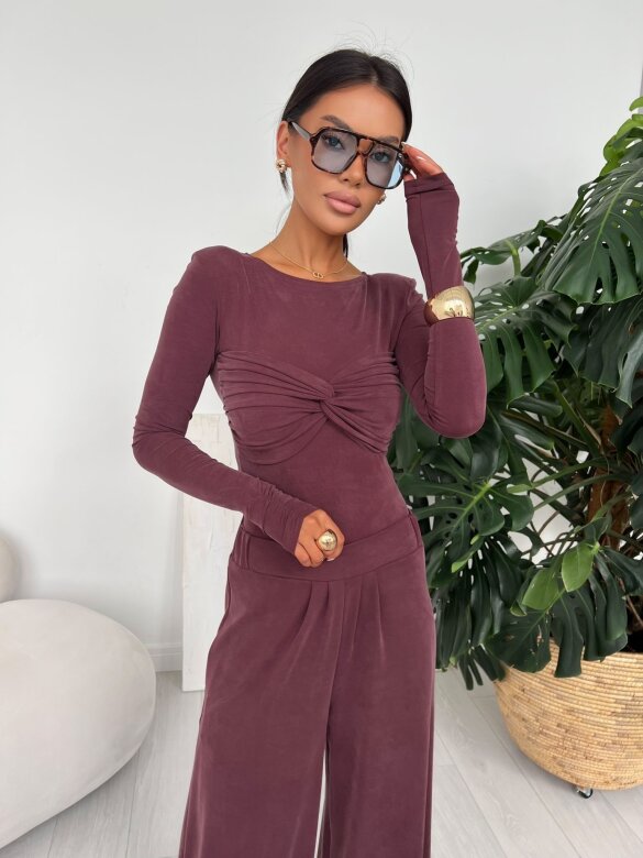 Spodnie Jovi bordowe