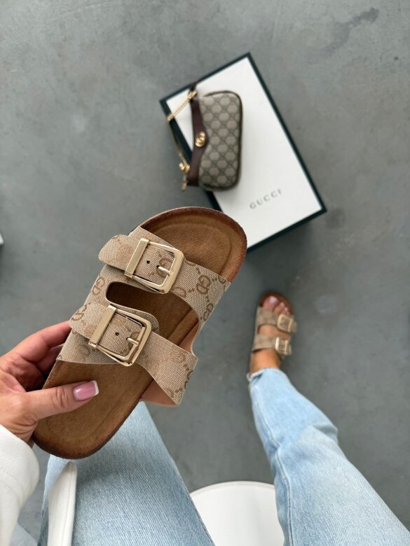 Klapki Rodesso latte 