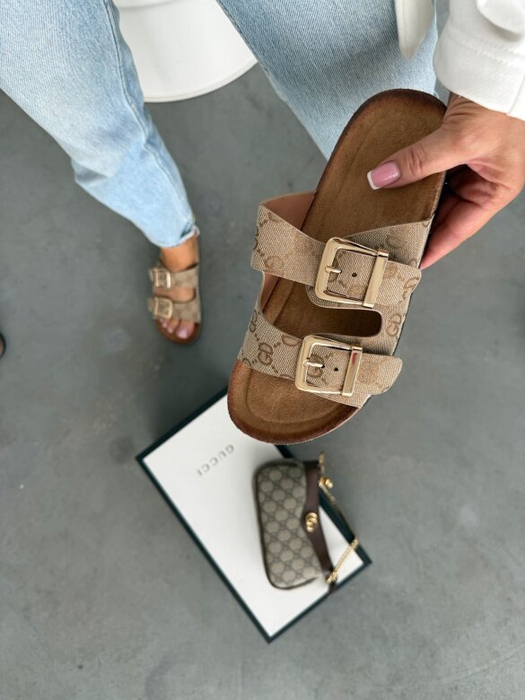 Klapki Rodesso latte 