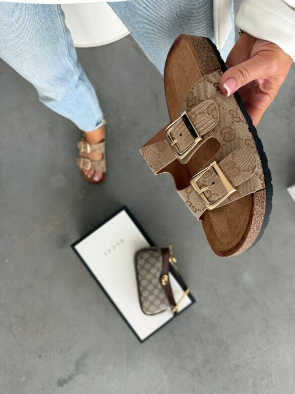 Klapki Rodesso latte 