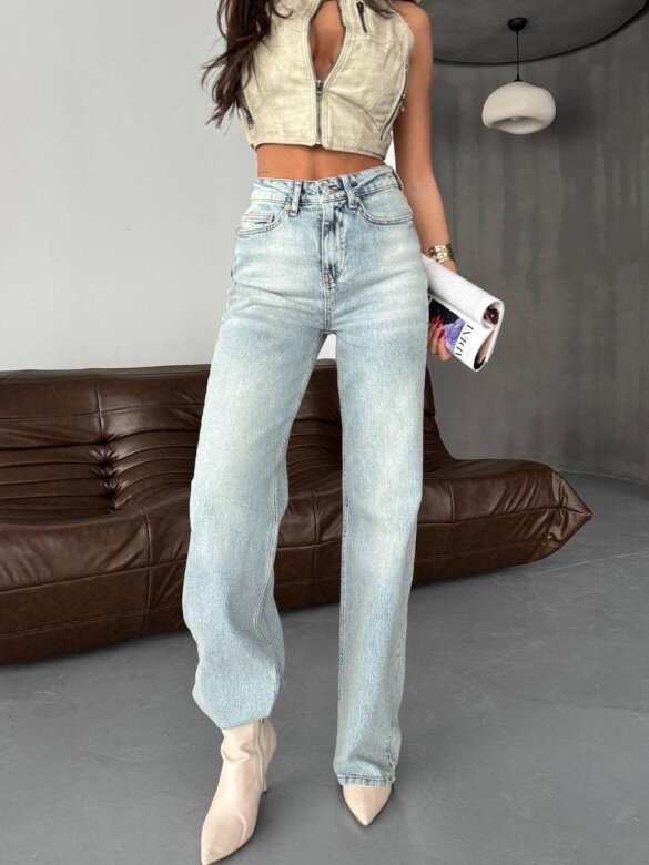 Spodnie Gray jeans jasnoniebieskie 
