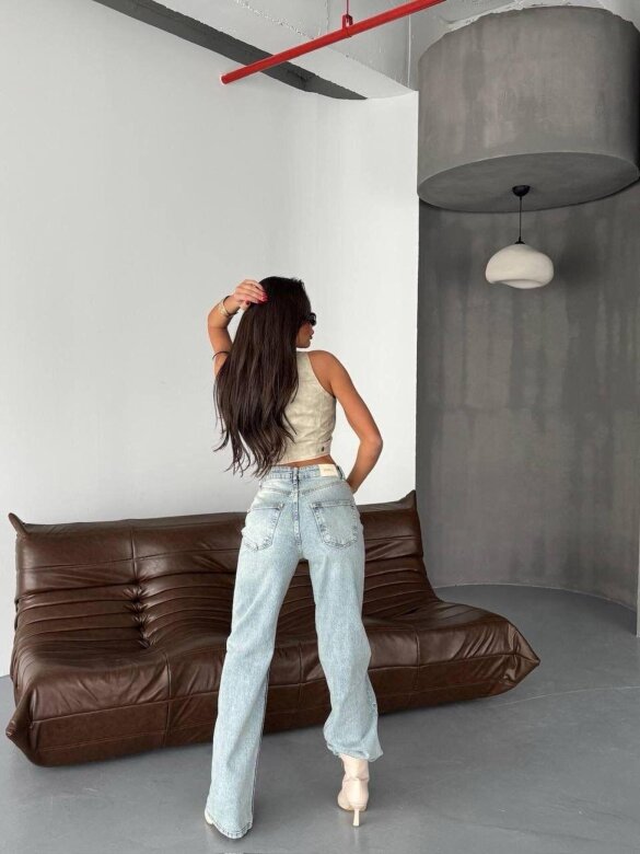 Spodnie Gray jeans jasnoniebieskie 