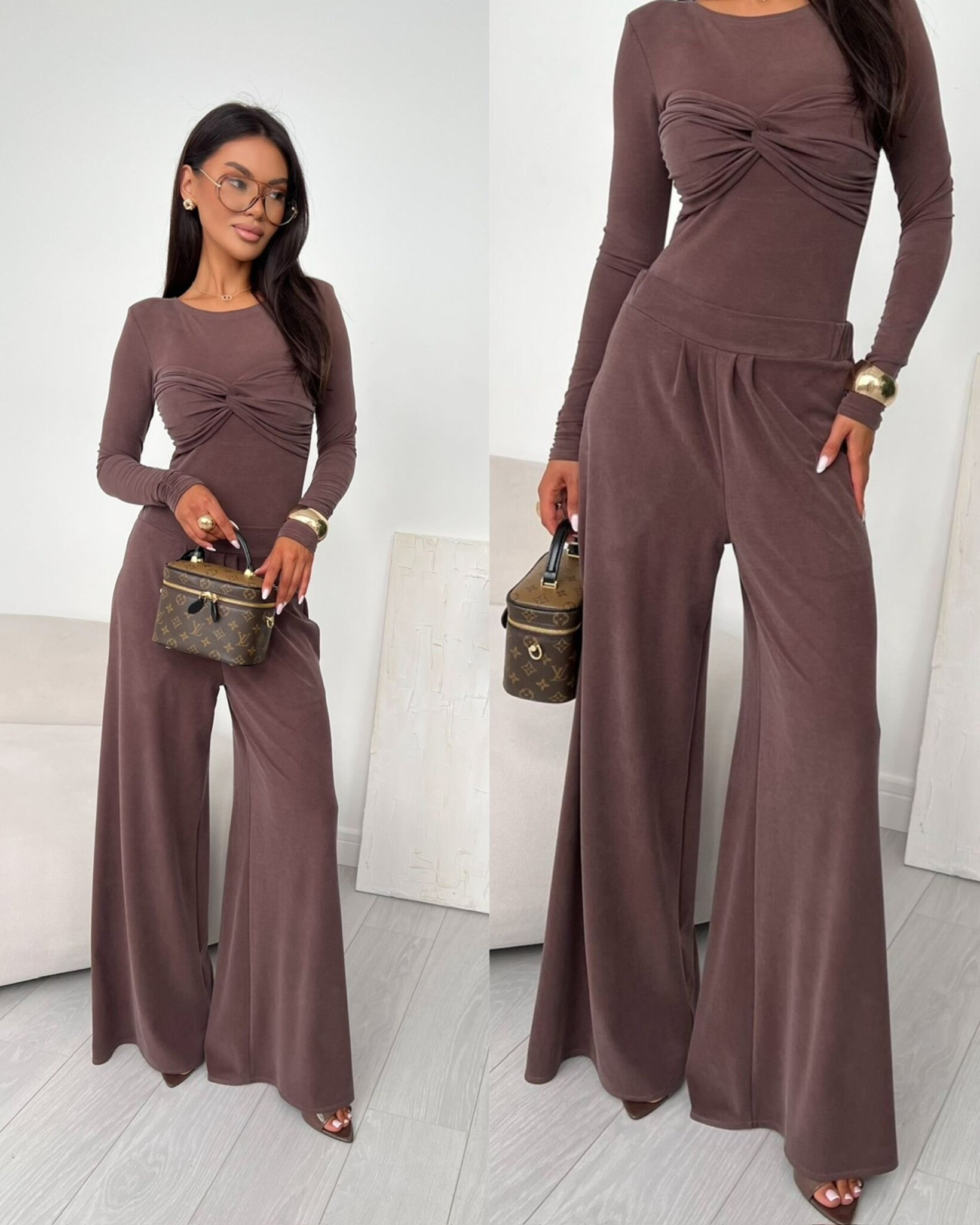 Spodnie Jovi czekoladowe 