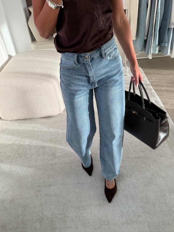 Spodnie Trentino jeans niebieskie