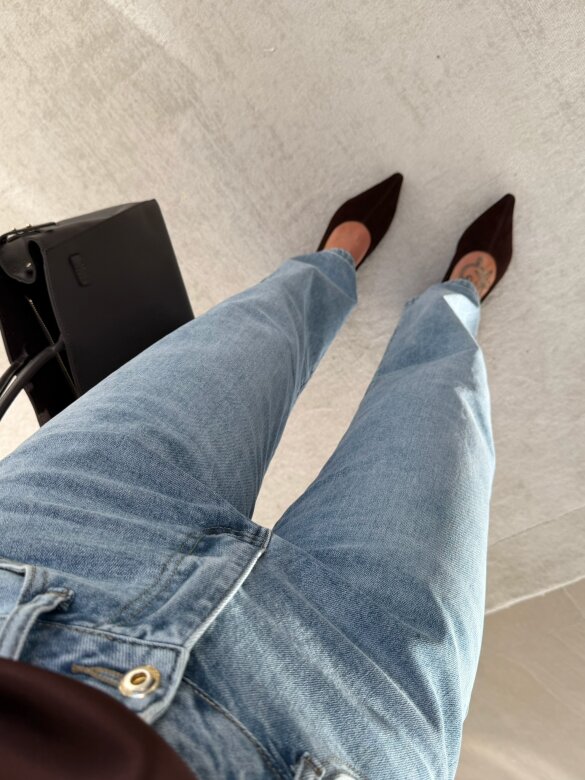 Spodnie Trentino jeans niebieskie