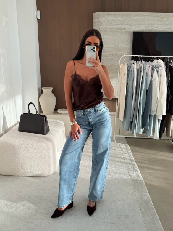 Spodnie Trentino jeans niebieskie