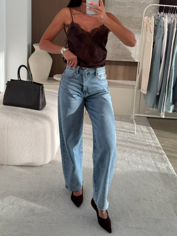 Spodnie Trentino jeans niebieskie