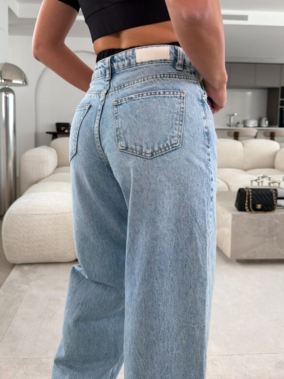 Spodnie Lariss jeans jasnoniebieskie 