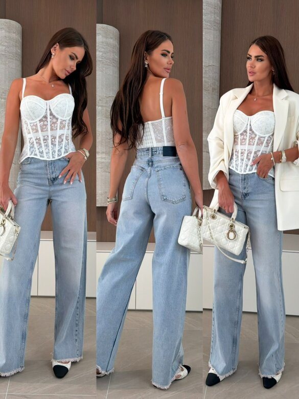 Trousers Orelis jeans blue