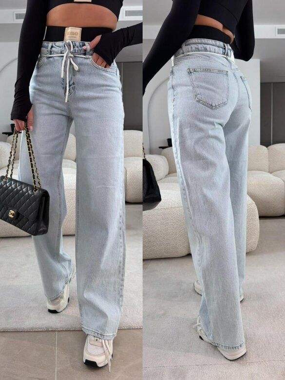 Spodnie Shani jeans jasnoniebieskie 