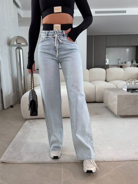 Spodnie Shani jeans jasnoniebieskie 