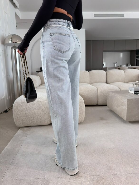 Spodnie Shani jeans jasnoniebieskie 