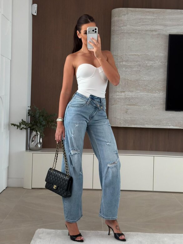 Trousers Nirio jeans blue