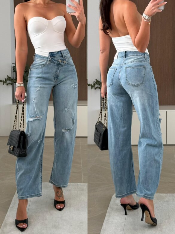 Trousers Nirio jeans blue