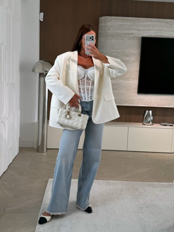 Gorset Solarie biały 