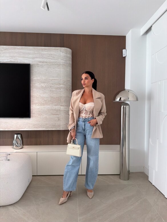 Gorset Solarie beżowy 