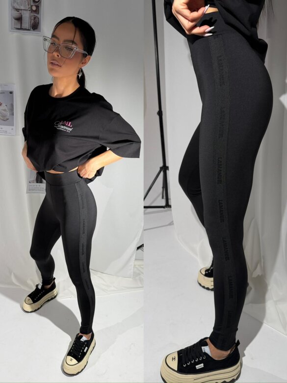 Legginsy Karlo czarne