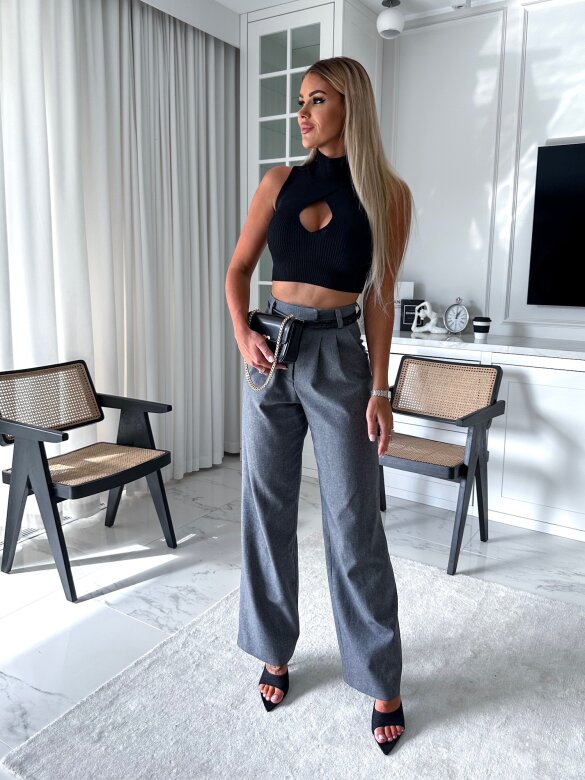 Spodnie Fashion Street szare