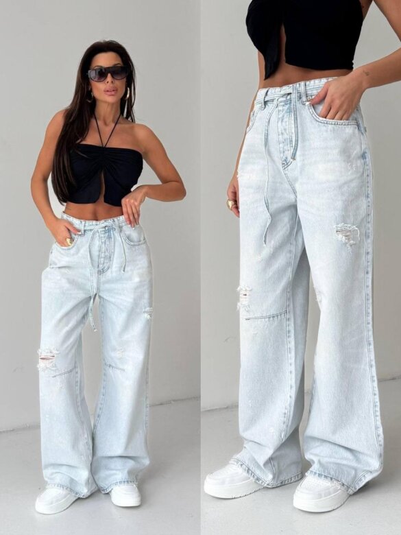 Spodnie Forest jeans jasnoniebieskie