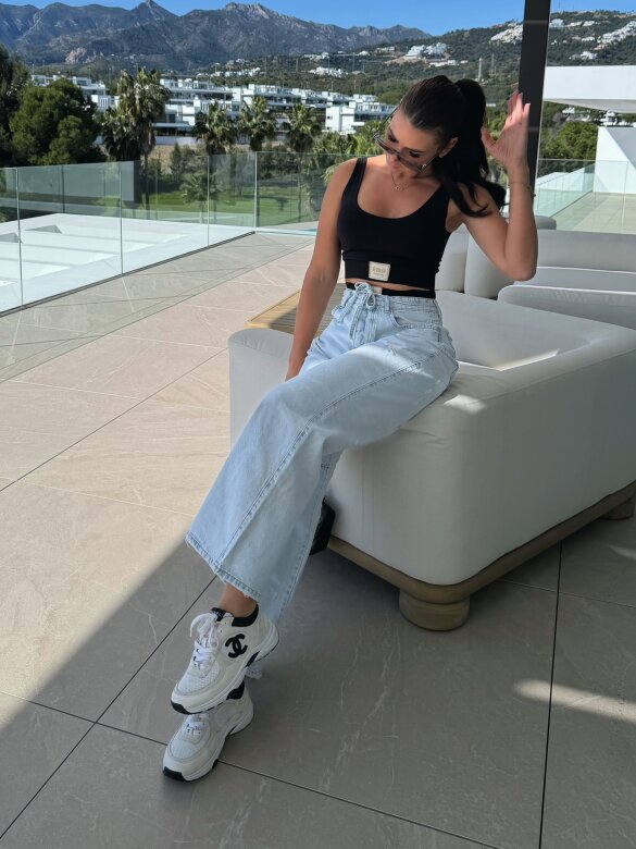 Spodnie Forest jeans jasnoniebieskie