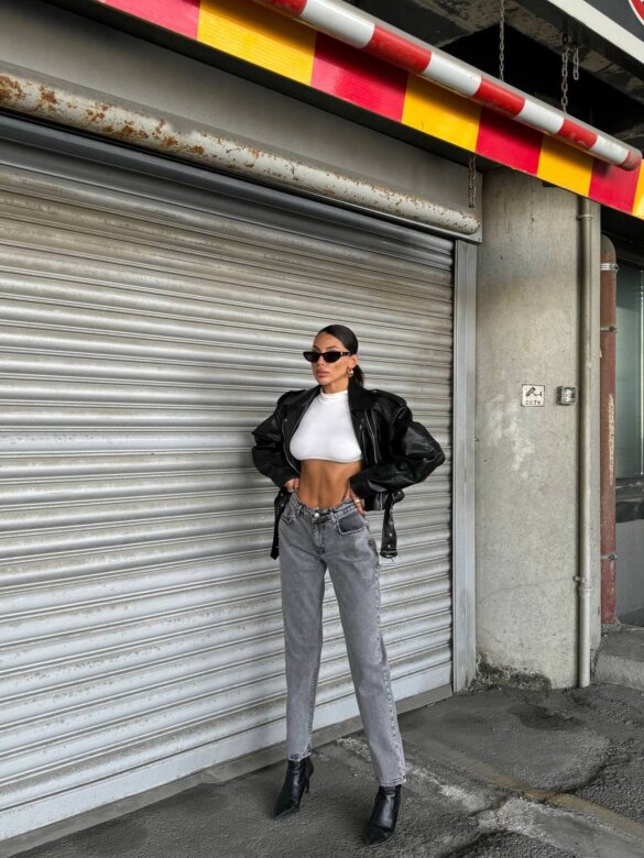 Spodnie Brister jeans szare 