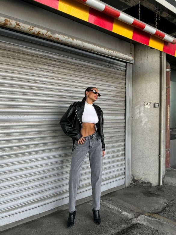 Spodnie Brister jeans szare 