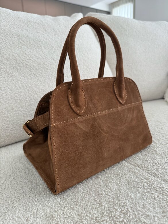 Torebka Choice zamszowa karmelowa 