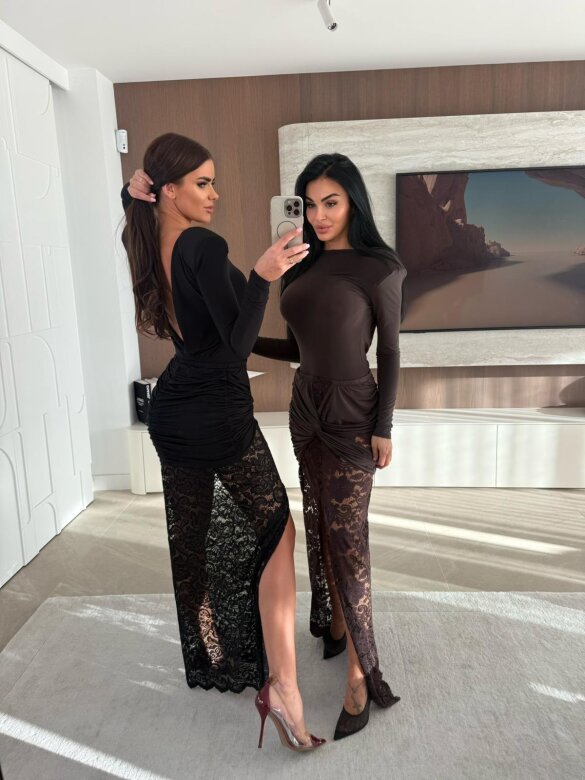 Spódnica Tressio czekoladowa 