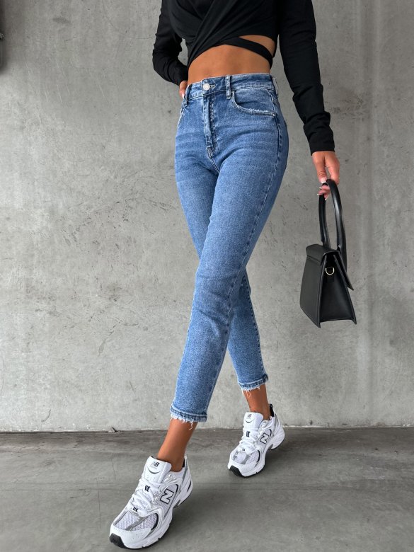 Spodnie Jackie jeans niebieskie