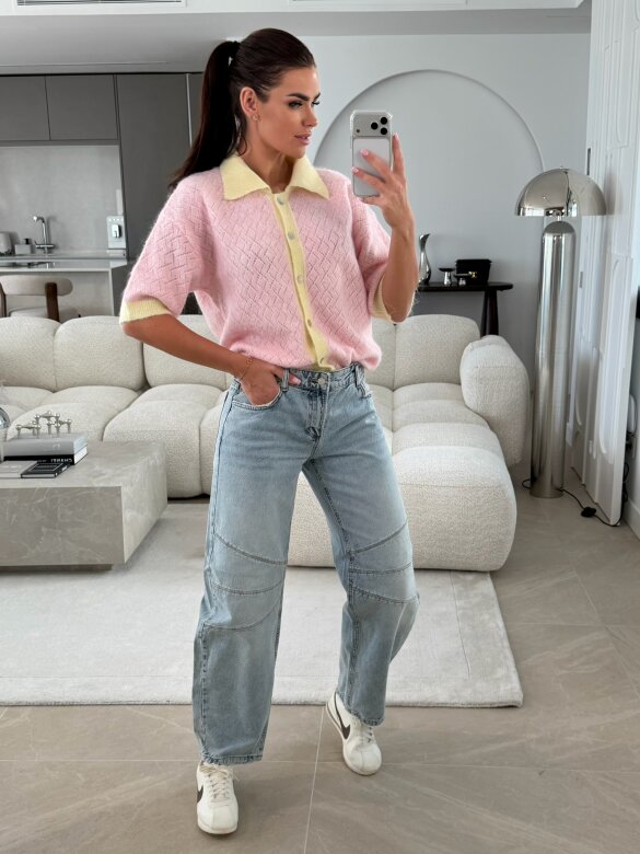 Spodnie Zavaro jeans jasnoniebieskie