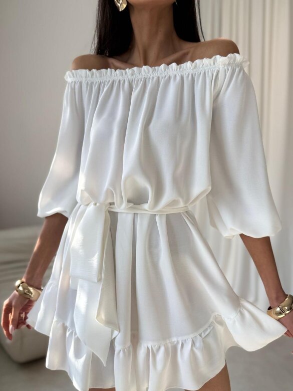 Sukienka Calista hiszpanka biała 