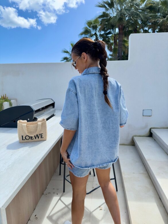 Komplet 2w1 Mallorca jeans niebieski 