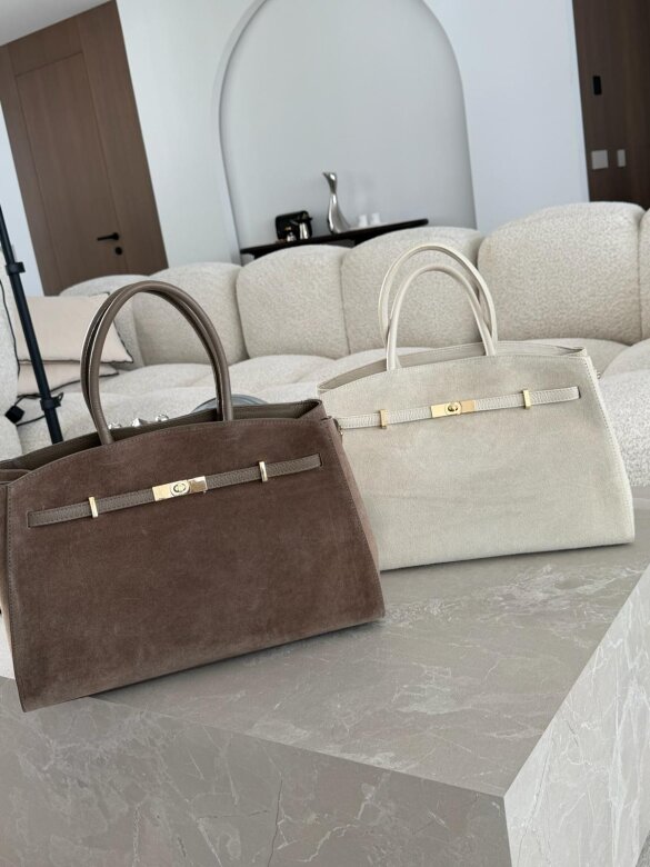 Torebka Verde skóra naturalna mocca