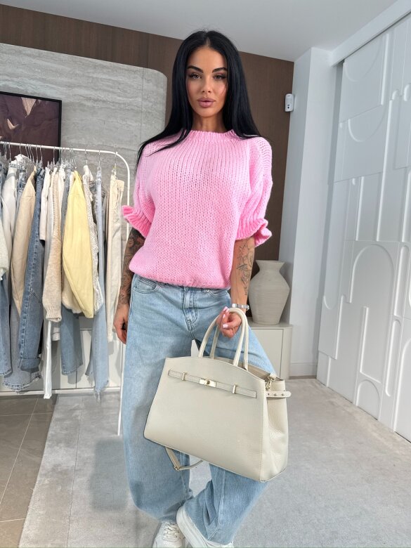 Sweter Labria różowy