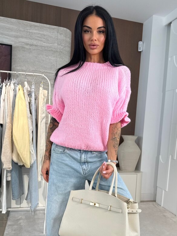 Sweter Labria różowy