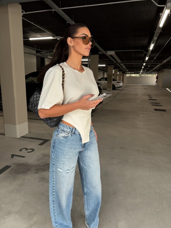 Spodnie Marquess jeans niebieskie