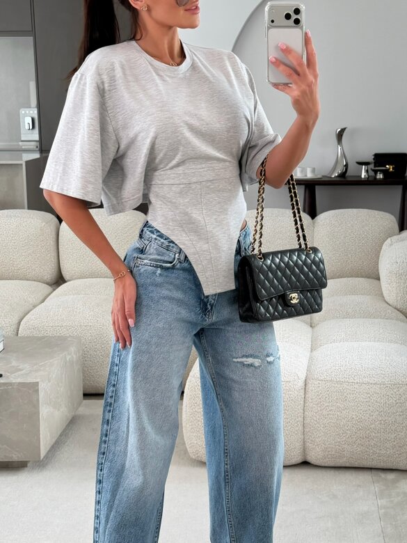 Spodnie Marquess jeans niebieskie