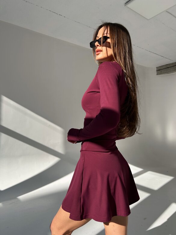 Bluzka Anette bordowa 