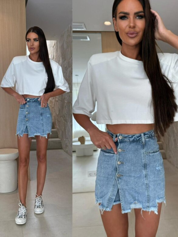 Spódniczko-szorty Colman jeans niebieskie