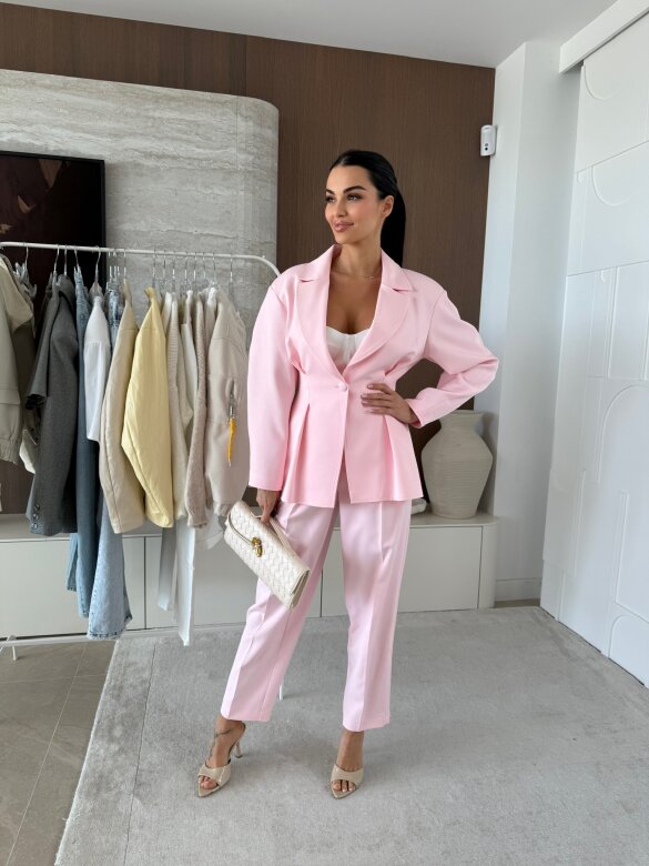 Komplet 2w1 Paello garniturowy pudrowy 