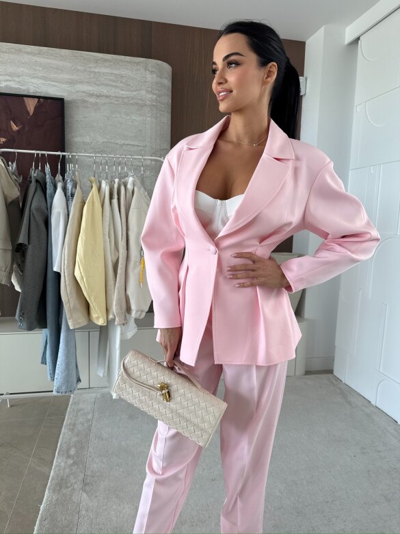 Komplet 2w1 Paello garniturowy pudrowy 