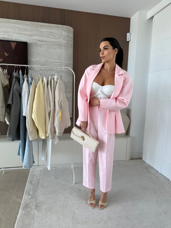 Komplet 2w1 Paello garniturowy pudrowy 