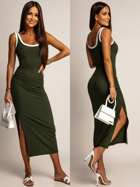 Sukienka Fadi khaki 
