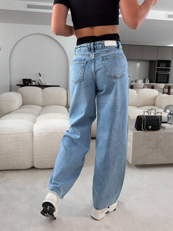 Spodnie Lariss jeans niebieskie