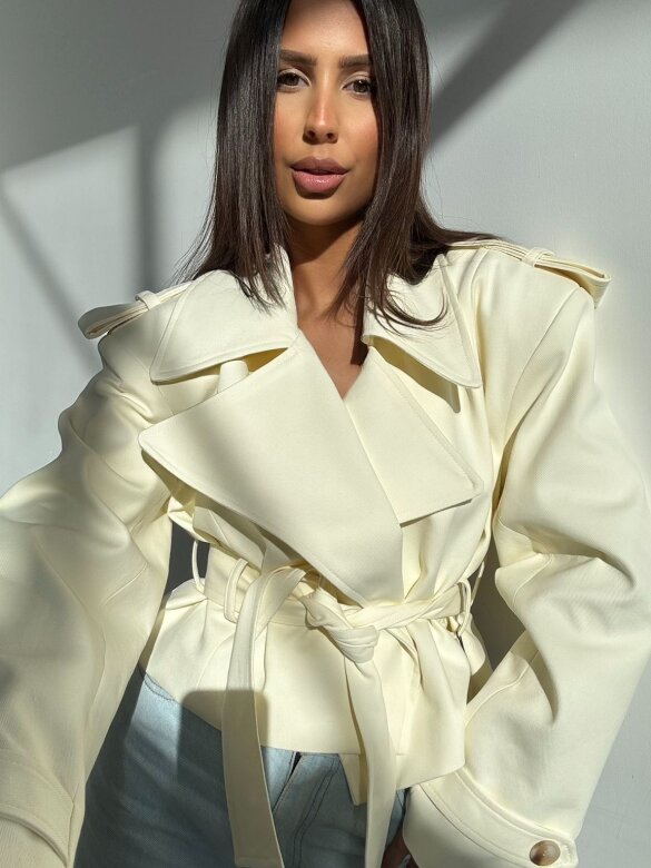 Kurtka Primavera butter yellow