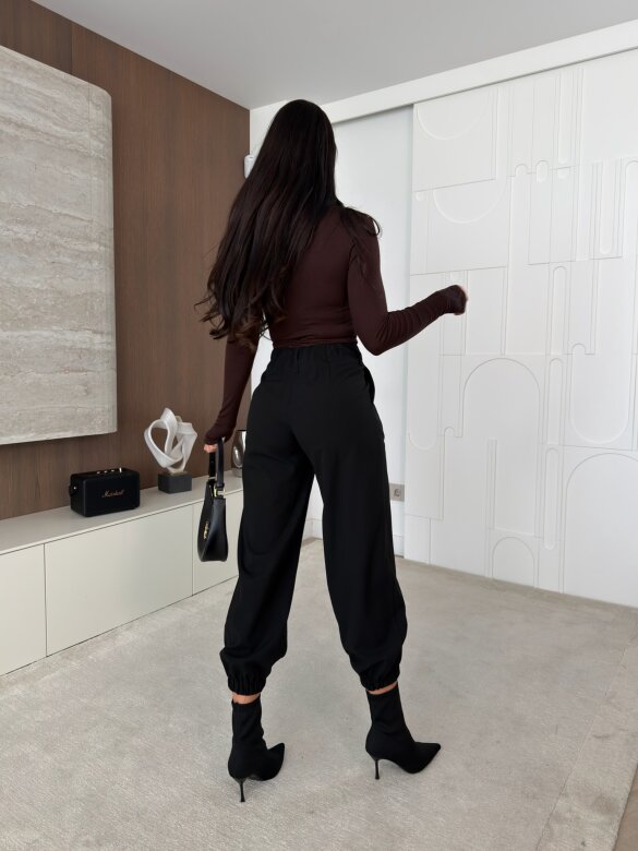 Trousers Keller viscose black