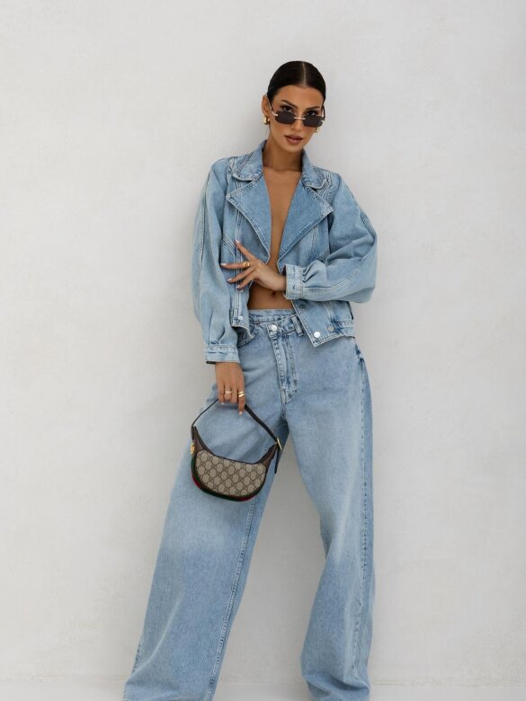 Katana Pharrell jeans jasnoniebieska